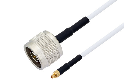 N Male To Mmcx Plug Cable Using Rg Coax With Heatshrink