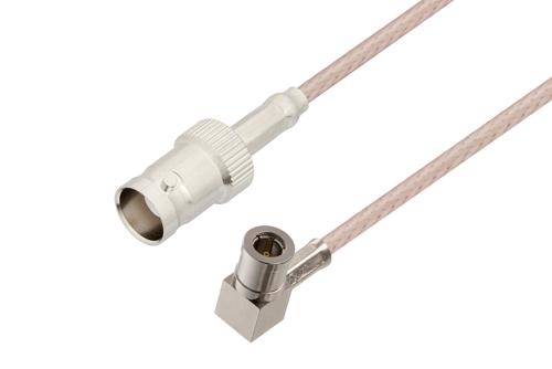 Ohm Mini Smb Plug Right Angle To Ohm Bnc Female Cable Using