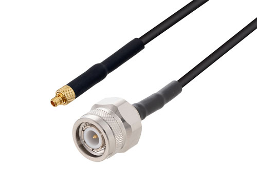 TNC Male To MMCX Plug Low Loss Cable Using LMR 100 Coax