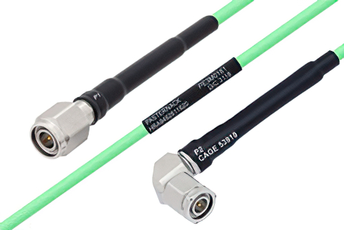 Temperature Conditioned Tnc Male To Tnc Male Right Angle Low Loss Cable