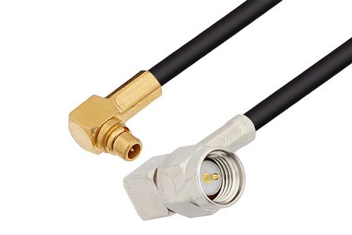 Sma Male Right Angle To Mmcx Plug Right Angle Low Loss Cable Using Pe