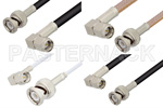 BNC Male to SMA Male Right Angle Cable Assemblies