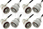 7/16 DIN Male to 7/16 DIN Male Right Angle Cable Assemblies