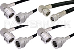 QN Male to QN Male Right Angle Cable Assemblies