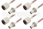 Type N Male to BNC Female Cable Assemblies