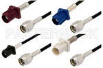 SMA Male to FAKRA Plug Cable Assemblies