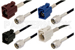 SMA Male to FAKRA Jack Cable Assemblies