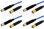 SMA Male to Push On SMA Male 18 GHz Cables