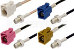 SMA Female to FAKRA Jack Cable Assemblies