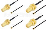 SMA Female to HMCX32 1.2 Plug Cable Assemblies