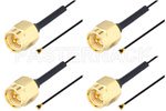 SMA Male to HMCX32 1.2 Plug Cable Assemblies