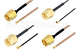 SMA Male to UMCX 2.5 Plug Cable Assemblies