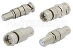 BNC 75 Ohm to Type F 75 Ohm Adapters