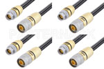 Type N 75 Ohm to Type F 75 Ohm Cable Assemblies