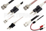 Banana Plug to BNC Male Cable Assemblies