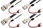 Mini Banana Plug to BNC Male Cable Assemblies