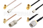 SSMC Plug Right Angle to SMA Male Cable Assemblies