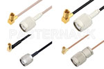 SSMC Plug Right Angle to TNC Male Cable Assemblies