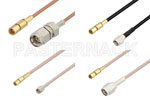 SSMC Plug to SMA Male Cable Assemblies