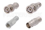 BNC to Type F 75 Ohm Adapters