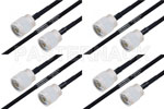 M39012/01-0503 to M39012/01-0503 Cable Assembly with M17/84-RG223 High-Reliability MIL-SPEC RF Series