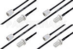 M39012/01-0503 to M39012/03-0503 Cable Assembly with M17/84-RG223 High-Reliability MIL-SPEC RF Series