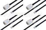 M39012/01-0503 to M39012/55-3028 Cable Assembly with M17/84-RG223 High-Reliability MIL-SPEC RF Series