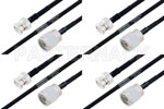 M39012/16-0014 to M39012/01-0503 Cable Assembly with M17/84-RG223 High-Reliability MIL-SPEC RF Series