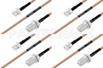 M39012/16-0014 to M39012/03-0503 Cable Assembly with M17/128-RG400 High-Reliability MIL-SPEC RF Series