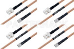 M39012/16-0014 to M39012/55-3028 Cable Assembly with M17/128-RG400 High-Reliability MIL-SPEC RF Series