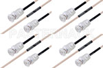 M39012/16-0220 to M39012/16-0220 Cable Assembly with M17/113-RG316 High-Reliability MIL-SPEC RF Series