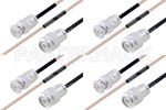 M39012/16-0220 to M39012/26-0018 Cable Assembly with M17/113-RG316 High-Reliability MIL-SPEC RF Series