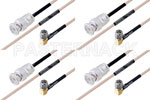 M39012/16-0220 to M39012/56-3107 Cable Assembly with M17/113-RG316 High-Reliability MIL-SPEC RF Series