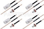 M39012/16-0220 to M39012/59-3026 Cable Assembly with M17/113-RG316 High-Reliability MIL-SPEC RF Series
