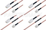 M39012/26-0011 to M39012/02-0503 Cable Assembly with M17/60-RG142 High-Reliability MIL-SPEC RF Series