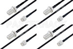 M39012/26-0011 to M39012/03-0503 Cable Assembly with M17/84-RG223 High-Reliability MIL-SPEC RF Series