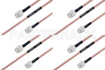 M39012/26-0011 to M39012/26-0011 Cable Assembly with M17/60-RG142 High-Reliability MIL-SPEC RF Series