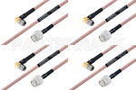 M39012/26-0011 to M39012/56-3109 Cable Assembly with M17/60-RG142 High-Reliability MIL-SPEC RF Series