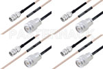 M39012/26-0018 to M39012/55-3026 Cable Assembly with M17/113-RG316 High-Reliability MIL-SPEC RF Series