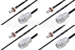 M39012/26-0018 to M39012/59-3026 Cable Assembly with M17/119-RG174 High-Reliability MIL-SPEC RF Series