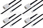 M39012/55-3028 to M39012/01-0503 Cable Assembly with M17/84-RG223 High-Reliability MIL-SPEC RF Series