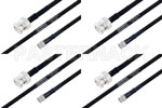 M39012/55-3028 to M39012/16-0014 Cable Assembly with M17/84-RG223 High-Reliability MIL-SPEC RF Series