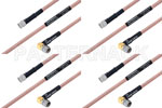 M39012/56-3109 to M39012/55-3028 Cable Assembly with M17/60-RG142 High-Reliability MIL-SPEC RF Series