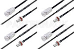 M39012/59-3026 to M39012/16-0220 Cable Assembly with M17/119-RG174 High-Reliability MIL-SPEC RF Series