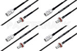 M39012/59-3026 to M39012/55-3026 Cable Assembly with M17/119-RG174 High-Reliability MIL-SPEC RF Series