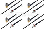 M39012/59-3026 to M39012/56-3107 Cable Assembly with M17/119-RG174 High-Reliability MIL-SPEC RF Series