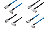 4.3-10 Female to Type N Male Right Angle Cable Assemblies