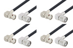 BNC Male Right Angle to TNC Male Right Angle Cable Assemblies