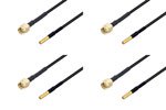 MMCX Jack to SMA Male Cable Assemblies