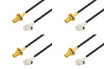 SMA Female to SMB Plug Right Angle Cable Assemblies